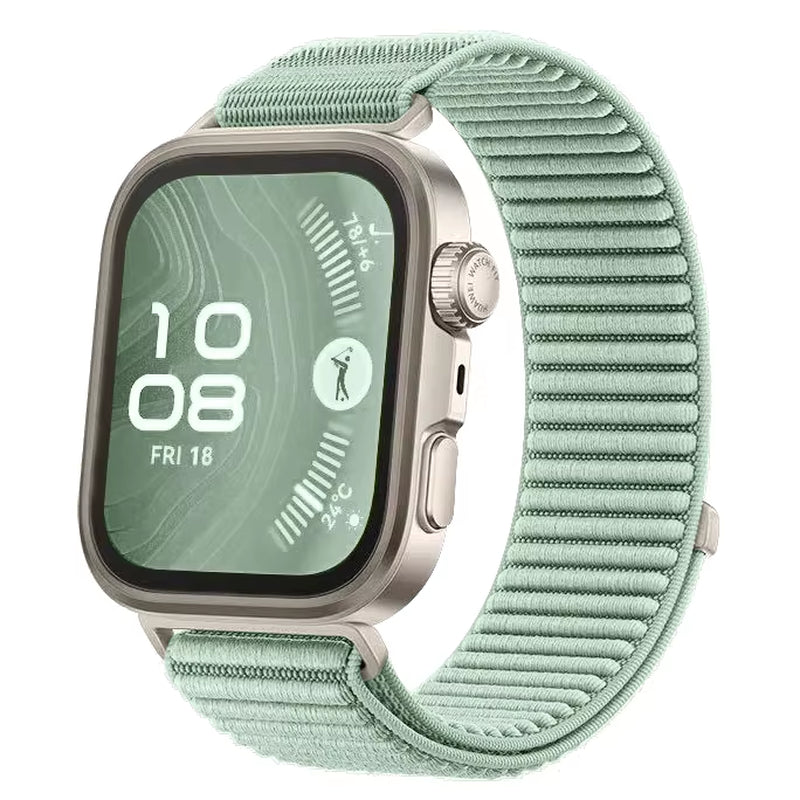 Field Nylon Loop Strap for  Watch Fit 4 Pro Woven Sports Smartwatch Wristband for  Watch Fit 3/4 Bracelet Watchband