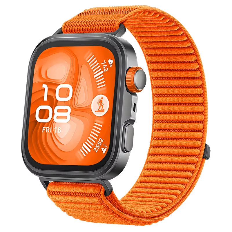 Field Nylon Loop Strap for  Watch Fit 4 Pro Woven Sports Smartwatch Wristband for  Watch Fit 3/4 Bracelet Watchband