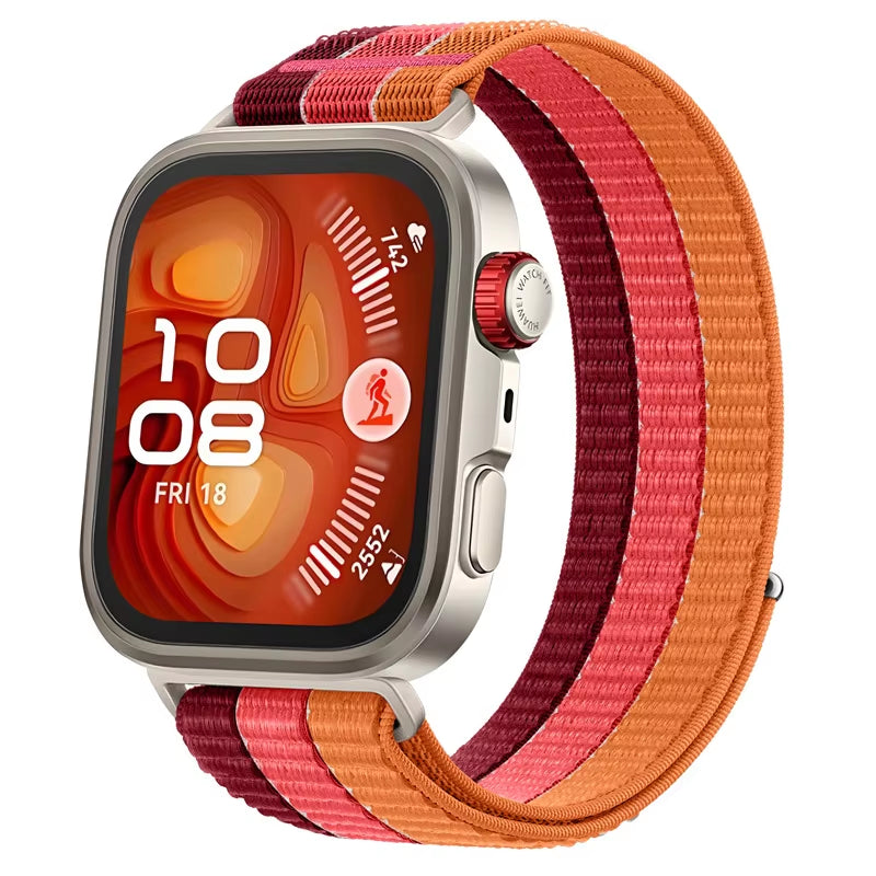 Field Nylon Loop Strap for  Watch Fit 4 Pro Woven Sports Smartwatch Wristband for  Watch Fit 3/4 Bracelet Watchband