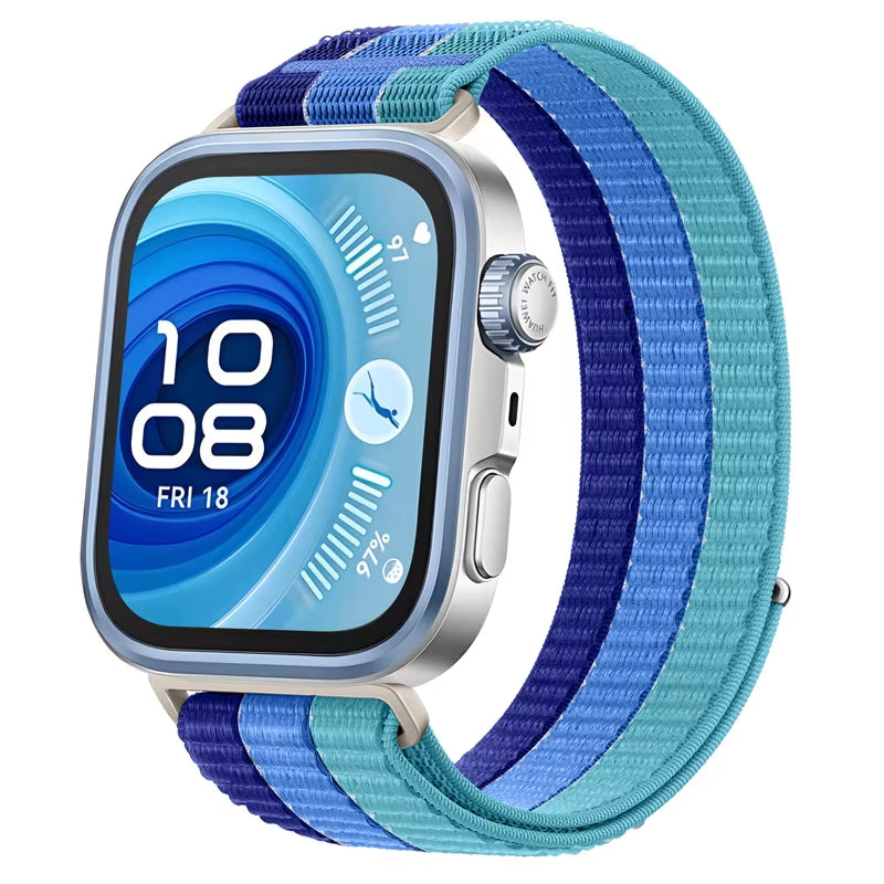 Field Nylon Loop Strap for  Watch Fit 4 Pro Woven Sports Smartwatch Wristband for  Watch Fit 3/4 Bracelet Watchband