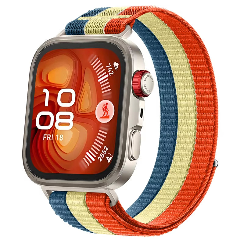 Field Nylon Loop Strap for  Watch Fit 4 Pro Woven Sports Smartwatch Wristband for  Watch Fit 3/4 Bracelet Watchband