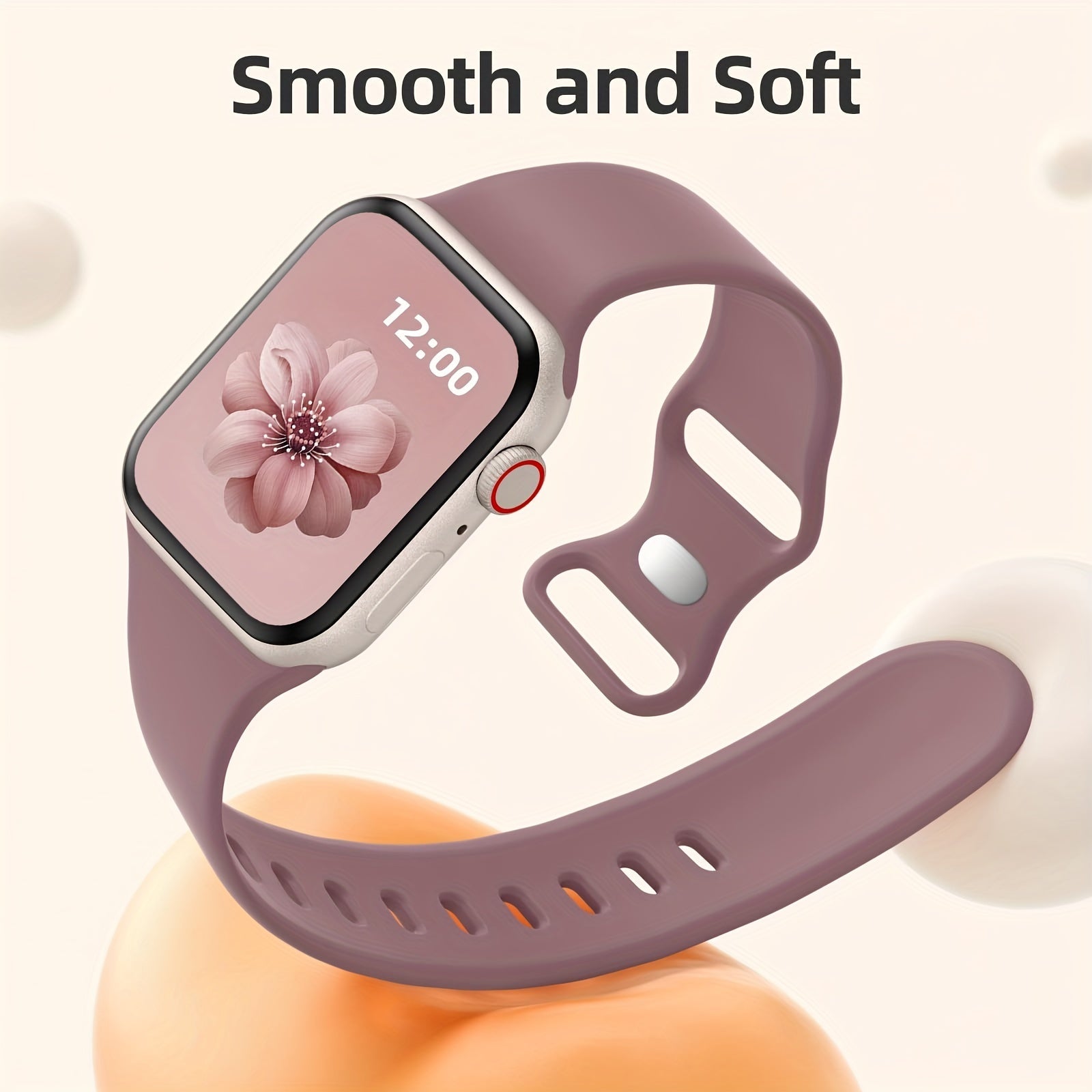 10-Pack Silicone Sport Bands, Compatible with iWatch Series 1-9 and SE - Waterproof, Soft Wristband with Butterfly Clasp - Multiple Colors DMBAS