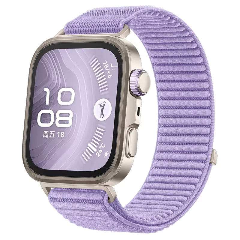 Field Nylon Loop Strap for  Watch Fit 4 Pro Woven Sports Smartwatch Wristband for  Watch Fit 3/4 Bracelet Watchband