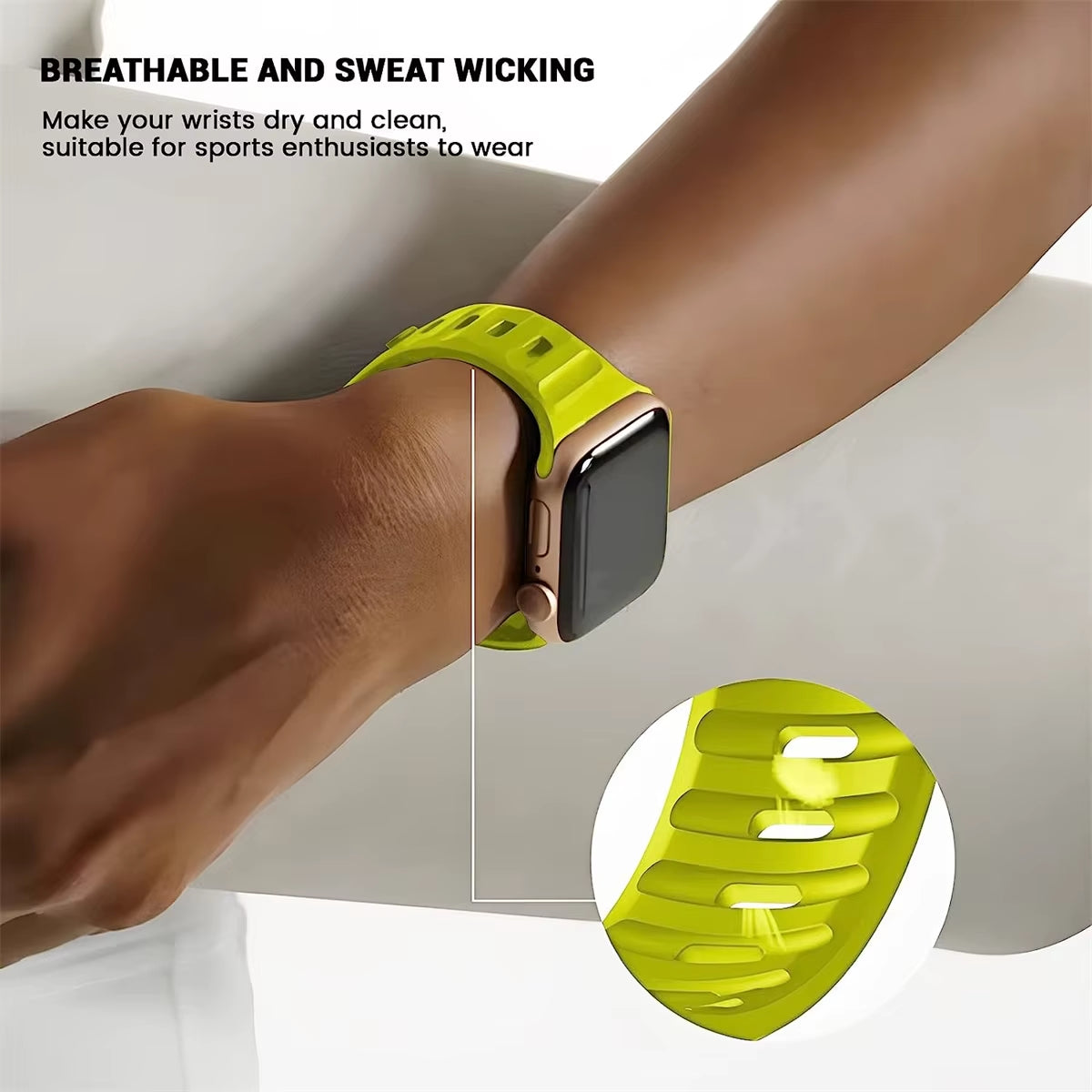 Strap for  Watch Band 49Mm 44Mm 45Mm 41Mm 40Mm 42Mm 38Mm Soft Silicone Sport Bracelet Iwatch Serise 8 7 SE 6 5 9 Ultra 49Mm