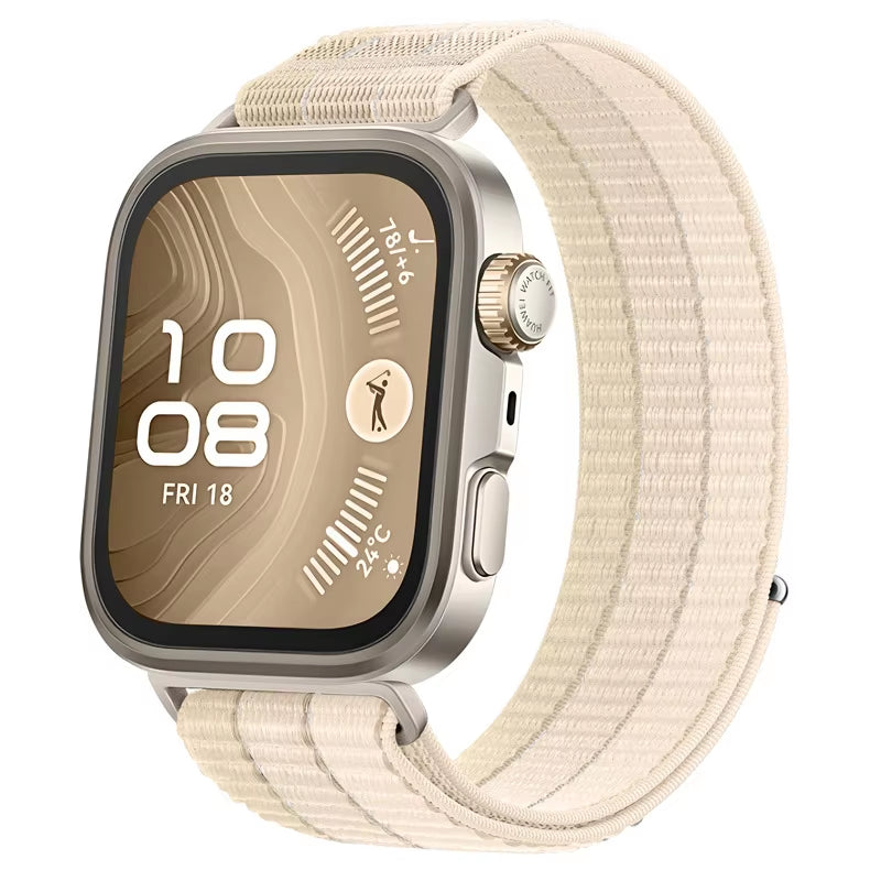 Field Nylon Loop Strap for  Watch Fit 4 Pro Woven Sports Smartwatch Wristband for  Watch Fit 3/4 Bracelet Watchband