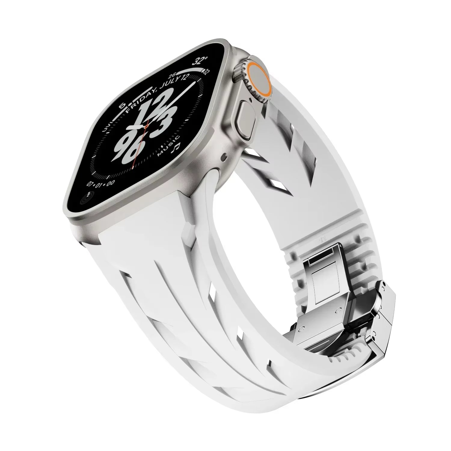 Silicone Sports Band for  Watch Ultra 2 49Mm 9 8 7 45Mm 44Mm 42Mm Premium Bracelet for Iwatch Series 6 5 4 3 Se Accessories