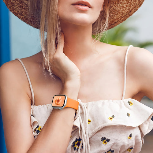 10-Pack Silicone Sport Bands, Compatible with iWatch Series 1-9 and SE - Waterproof, Soft Wristband with Butterfly Clasp - Multiple Colors DMBAS