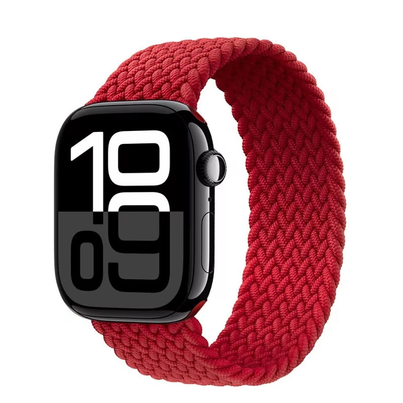 Braided Solo Strap For Apple Watch Band 44mm 40mm 45mm 49mm 41mm Nylon Correa Bracelet iWatch series 9 8 7 6 5 SE Ultra2 3 10 11 DMBAS