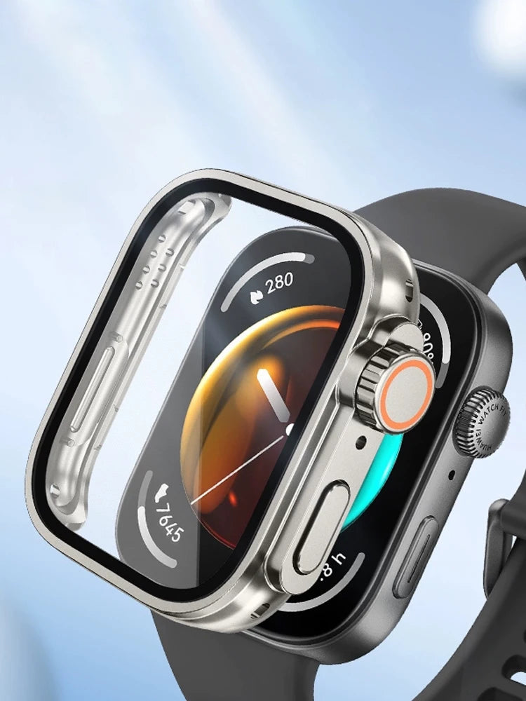 Case For Huawei watch Fit 4 Pro Screen Protector Tempered Glass PC Bumper Frame Change To Ultra Cover For huawei watch fit 4Pro DMBAS