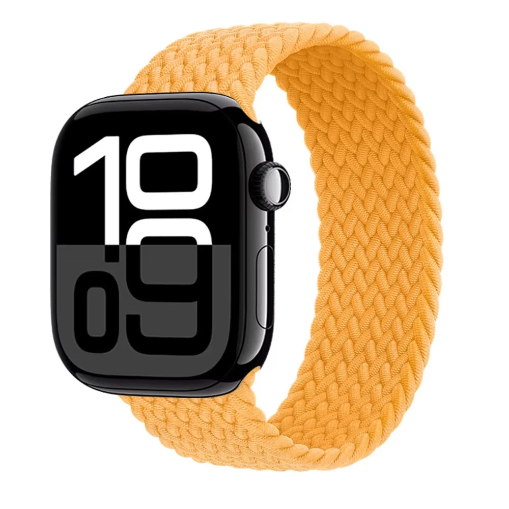 Braided Solo Strap For Apple Watch Band 44mm 40mm 45mm 49mm 41mm Nylon Correa Bracelet iWatch series 9 8 7 6 5 SE Ultra2 3 10 11 DMBAS