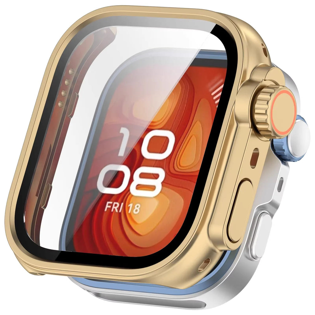 Case For Huawei watch Fit 4 Pro Screen Protector Tempered Glass PC Bumper Frame Change To Ultra Cover For huawei watch fit 4Pro DMBAS