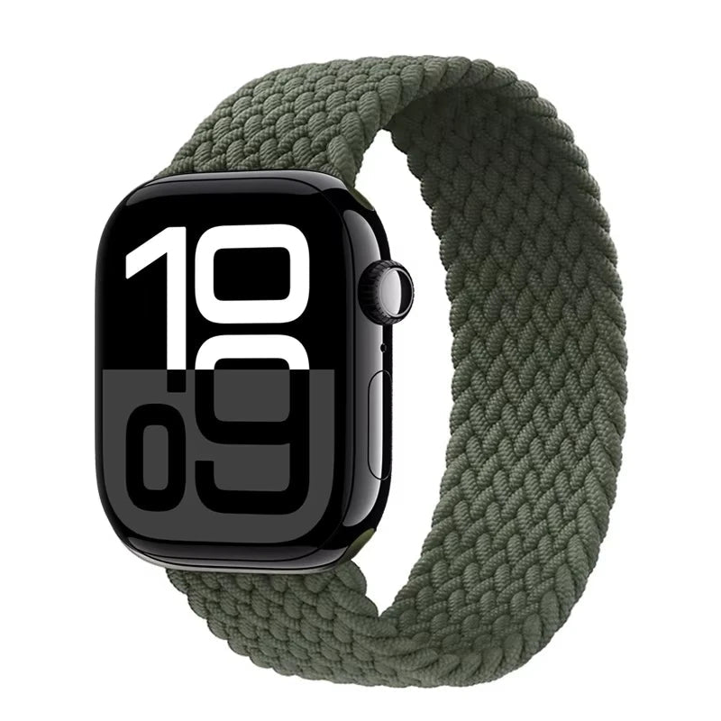 Braided Solo Strap For Apple Watch Band 44mm 40mm 45mm 49mm 41mm Nylon Correa Bracelet iWatch series 9 8 7 6 5 SE Ultra2 3 10 11 DMBAS