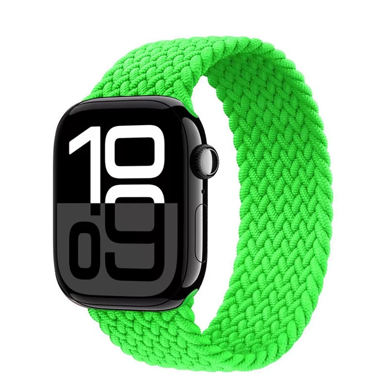 Braided Solo Strap For Apple Watch Band 44mm 40mm 45mm 49mm 41mm Nylon Correa Bracelet iWatch series 9 8 7 6 5 SE Ultra2 3 10 11 DMBAS