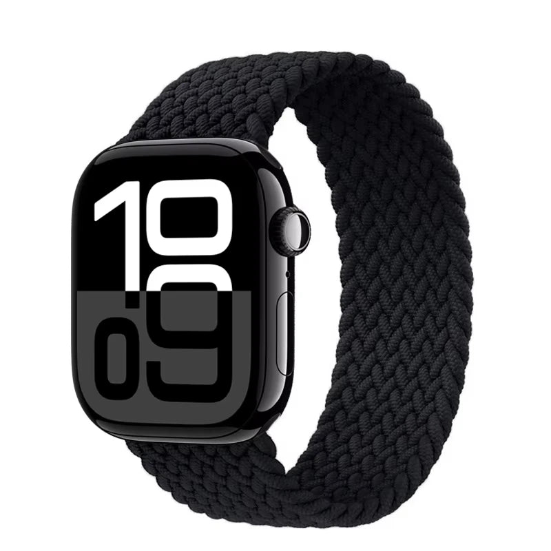 Braided Solo Strap For Apple Watch Band 44mm 40mm 45mm 49mm 41mm Nylon Correa Bracelet iWatch series 9 8 7 6 5 SE Ultra2 3 10 11 DMBAS