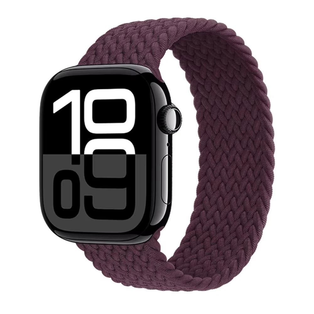 Braided Solo Strap For Apple Watch Band 44mm 40mm 45mm 49mm 41mm Nylon Correa Bracelet iWatch series 9 8 7 6 5 SE Ultra2 3 10 11 DMBAS