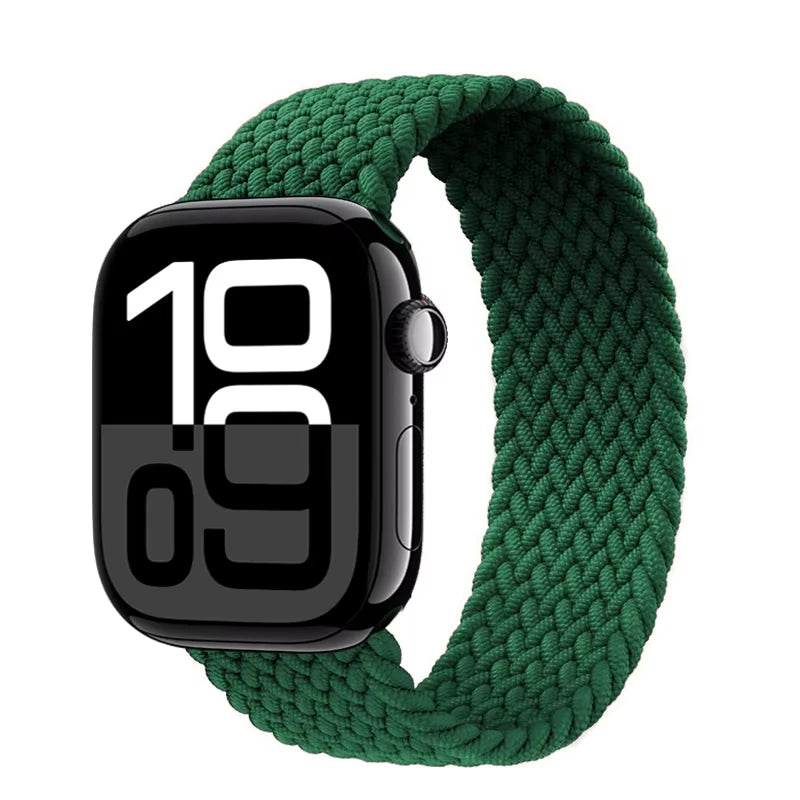 Braided Solo Strap For Apple Watch Band 44mm 40mm 45mm 49mm 41mm Nylon Correa Bracelet iWatch series 9 8 7 6 5 SE Ultra2 3 10 11 DMBAS