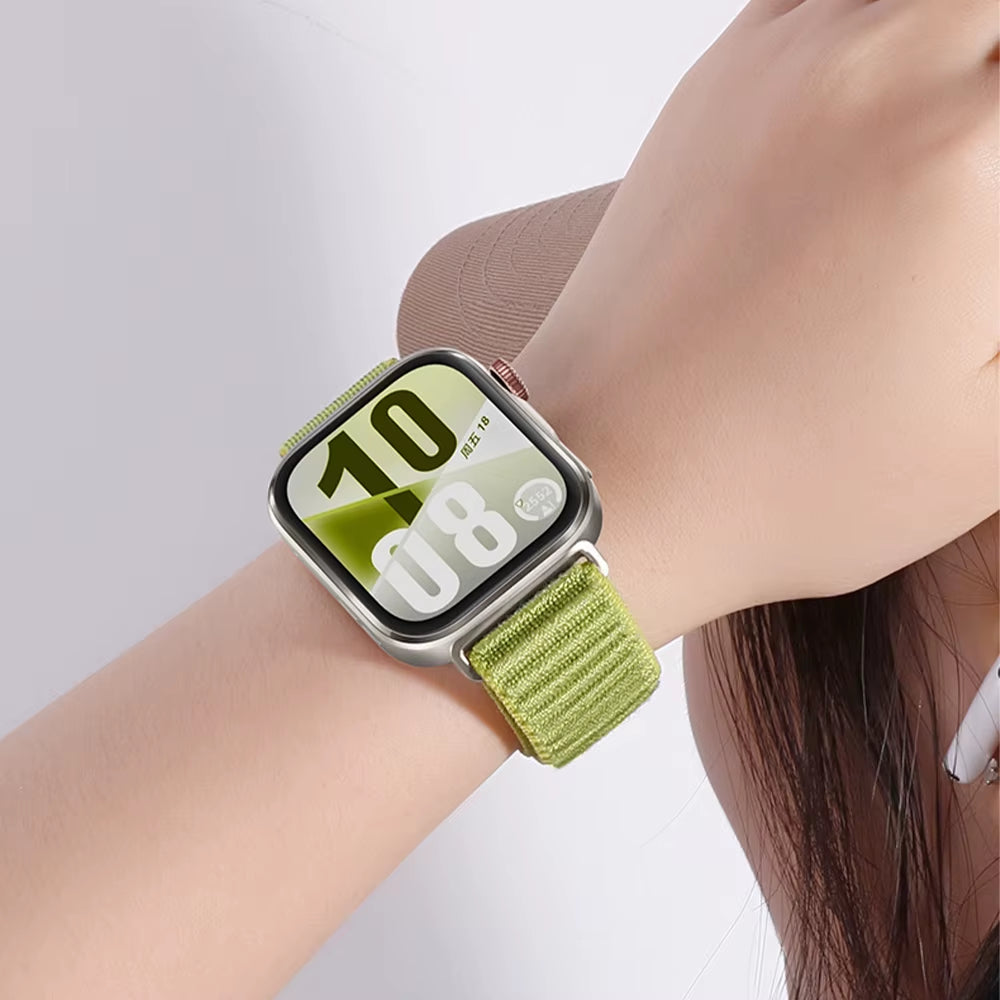 Field Nylon Loop Strap for  Watch Fit 4 Pro Woven Sports Smartwatch Wristband for  Watch Fit 3/4 Bracelet Watchband