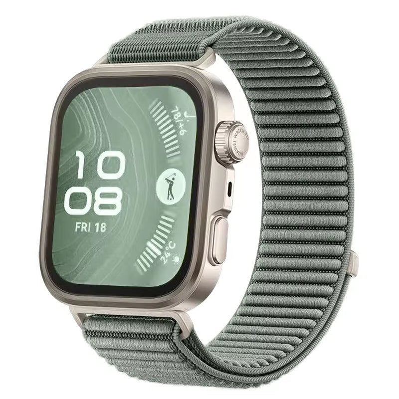 Field Nylon Loop Strap for  Watch Fit 4 Pro Woven Sports Smartwatch Wristband for  Watch Fit 3/4 Bracelet Watchband