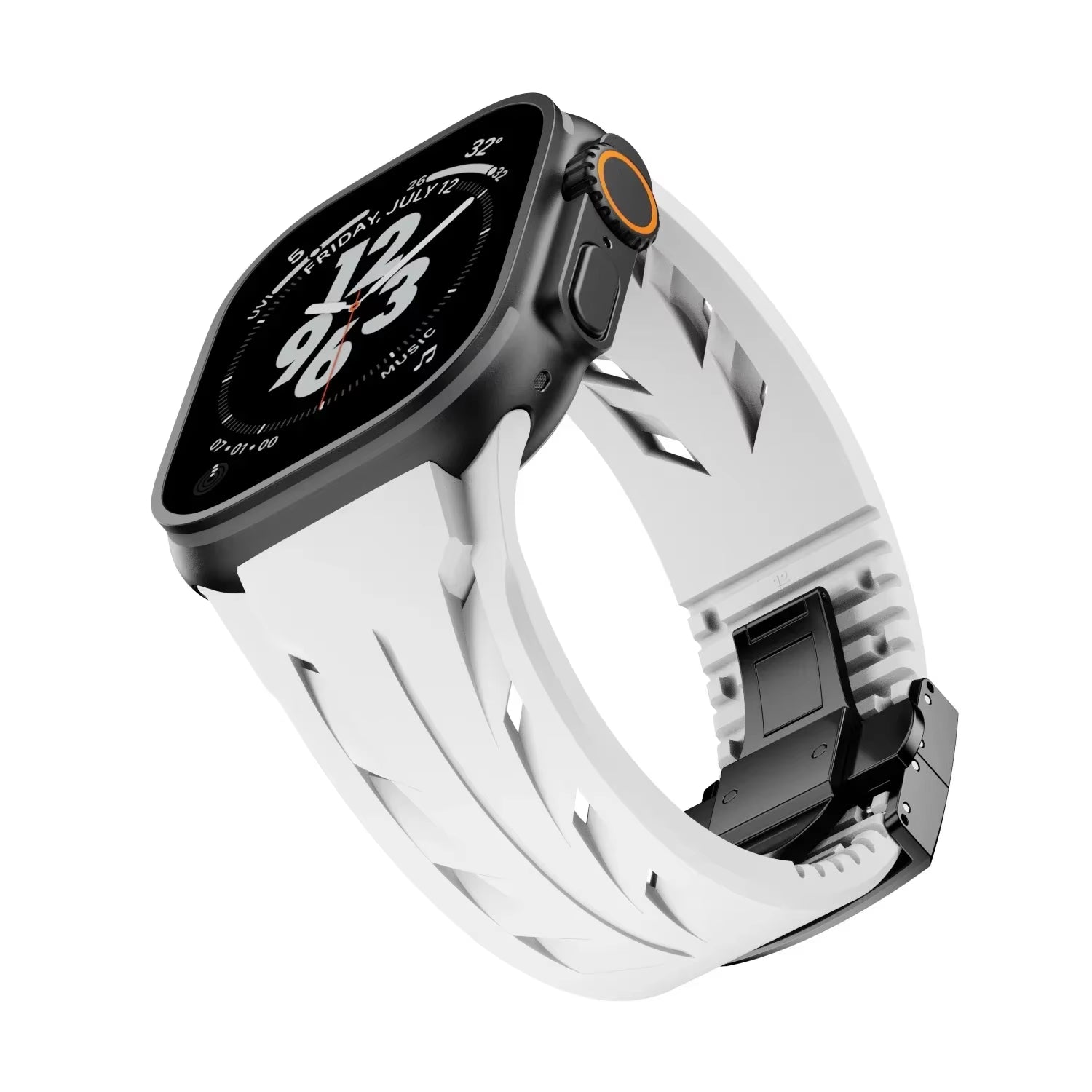 Silicone Sports Band for  Watch Ultra 2 49Mm 9 8 7 45Mm 44Mm 42Mm Premium Bracelet for Iwatch Series 6 5 4 3 Se Accessories