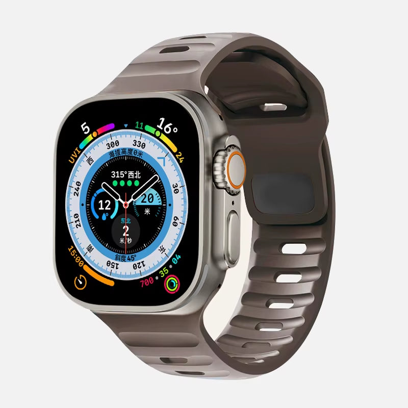 Strap for  Watch Band 49Mm 44Mm 45Mm 41Mm 40Mm 42Mm 38Mm Soft Silicone Sport Bracelet Iwatch Serise 8 7 SE 6 5 9 Ultra 49Mm